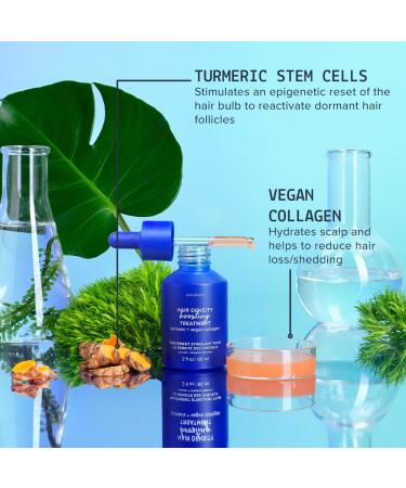 AAVRANI Hair Density Boosting Treatment - Ashwagandha & Turmeric Scalp Serum for Thicker Fuller Hair | Vegan & Non-Greasy - 2 Fl Oz - Buy Online on SooperMarket.com