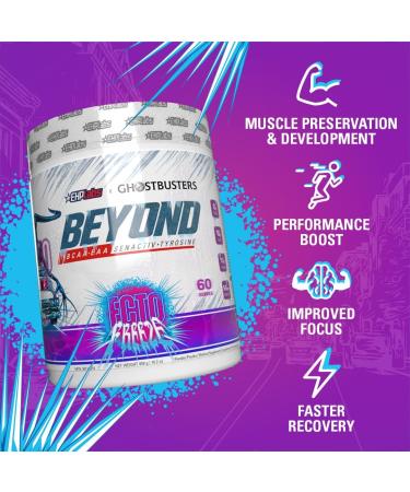 EHP Labs x Ghostbusters Beyond BCAA Powder Amino Acids Supplement for Muscle Recovery - 8g Sugar Free BCAAs Amino Acids Post Workout Recovery Powder & EAA Amino Acids Powder - 60 Servings (Ecto Freeze) Ecto Anti-Freeze - Buy Online on SooperMarket.com