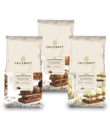 Callebaut Mousse Custom | Choose from 3 Flavours | Recieve 2x800g Bags.