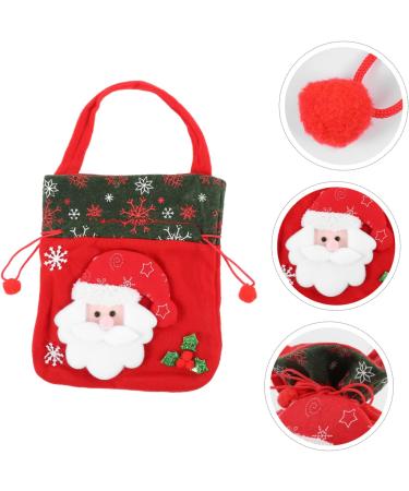 Anneome 1pc Christmas Bag Candy Chocolate Xmas Candy Pouch Practical Wrapping Bags 3d Cute Biscuit Bag - Buy Online on SooperMarket.com