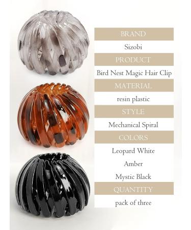 Sizobi Bird Nest Magic Hair Clip - Hair Holder for Thin Hair - Buy Online on SooperMarket.com