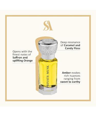 Swiss Arabian Private Musk - Luxury Products From Dubai - Lasting And Addictive Personal Perfume Oil Fragrance - A Seductive Signature Aroma - 0.4 Oz - Buy Online on SooperMarket.com