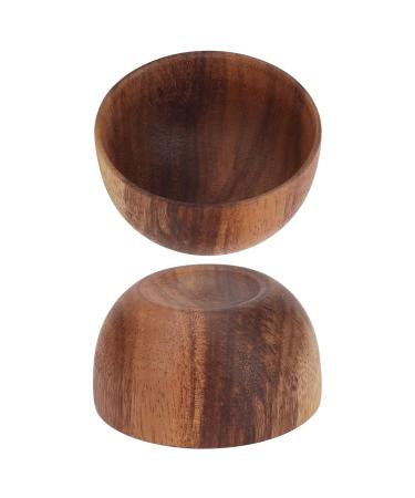 Large Capacity Wooden Shaving Soap Bowl - Portable Shaving Foam Mug for Men & Barber Shops - Buy Online on SooperMarket.com