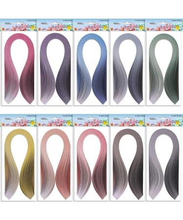 JUYA Paper Quilling Gradient Series Set - 10 Colors - 3mm Width - QP388 - Buy Online on SooperMarket.com