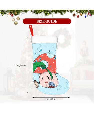 YYHHAOFA Sunflower Seeds and Mushroom Prints Christmas Decorative Stockings : Soft Light and Tactile Suitable for Christmas Halloween - Buy Online on SooperMarket.com