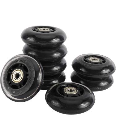 XMSound 8Pack Roller Blade Wheels | 70mm 82A & 76mm 84A Inline Skate Replacement Wheels with Bearings - Buy Online on SooperMarket.com