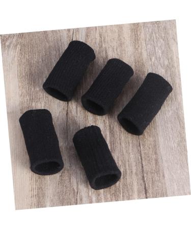 GLEAVI 10 Pcs Thumb Splint & Finger Sleeves Set - Arthritis Protector & Joint Cover - Non-Slip Elastic Bandages - Black Medium - Buy Online on SooperMarket.com