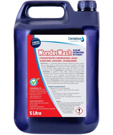 Wonderwash - Concentrated Liquid Dishwashing Detergent 5 Litres - Buy Online on SooperMarket.com