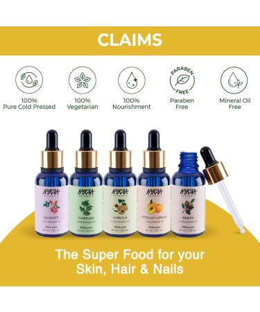 Nykaa Naturals 100% Pure Cold Pressed Marula Oil - Ideal Skincare Face Oil for Dry & Sensitive Skin - 1 oz - Cruelty-Free - Buy Online on SooperMarket.com