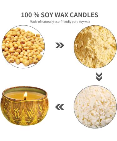 Soulpala 12 Fragrance Candle Gift Set | 100% Natural Soy Wax | Aromatherapy & Relaxation | Perfect for Christmas Birthdays & Mother's Day - Buy Online on SooperMarket.com