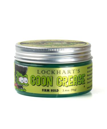 Lockhart's Goon Grease Hair Pomade | Heavy Hold & Shine | Rockabilly Classic - Cucumber & Spicy Fragrance | 113g - Buy Online on SooperMarket.com