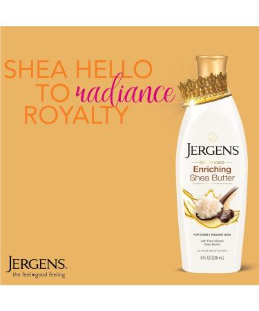 Jergens Shea Butter Lotion 8 oz - Deep Moisturizing & Nourishing Skin Care | International Shipping Available - Buy Online on SooperMarket.com