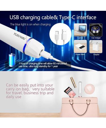 5-in-1 Lady Shavers: Facial Hair Remover, Bikini Trimmer, Eyebrow Trimmer - Electric Shaver for Women - Portable, Waterproof, Painless - USB Charging - Buy Online on SooperMarket.com