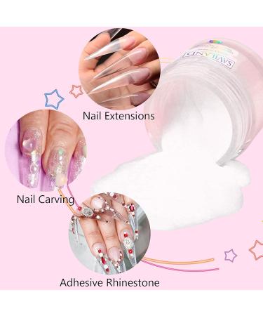 Saviland 30g Clear Acrylic Powder for Professional Nail Extension and 3D Art - No Lamp Needed - Buy Online on SooperMarket.com