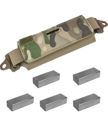 ACTIONUNION Airsoft Tactical Helmet Counterweight NVG Counterweight Pouch with Five Counter Blocks for OPS Core Fast BJ PJ MH CP