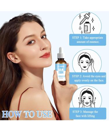 Hyaluronic Acid Serum for Face 95% Hyaluronic Acid & Vitamin C+E - Anti Wrinkle + Anti Aging Hydrochloric Acid Face Serum - Antiaging Hydrating Serums Skincare Dark Spot Remover for Face - Buy Online on SooperMarket.com