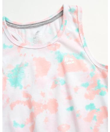 RBX Girls' Pink Be Strong Activewear Set - Short Sleeve Performance T-Shirt, Tank Top, and Capri Leggings (4-12) - Buy Online on SooperMarket.com