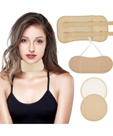 3Pcs Neck Waist Essential Oil Pack Set with Chest Pads Washable Reusable Essential Oil Wrap Leakproof Oil Pack Wrap Adjustable Soft Oil Pack for Waist Neck Chest |(Suit one Khaki) Suit one Khaki - Buy Online on SooperMarket.com