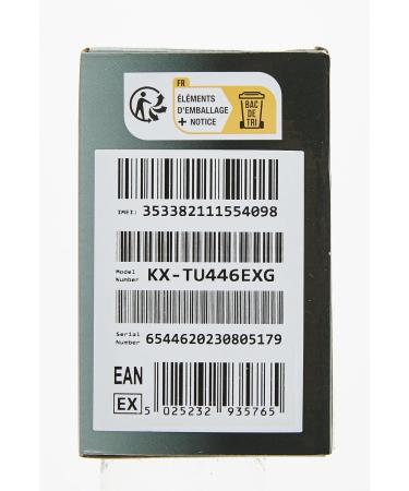 Panasonic KX-TU446EXG Senior Cell Phone - Shockproof SOS Button Large Display & Keys - No Contract - Gray - Buy Online on SooperMarket.com