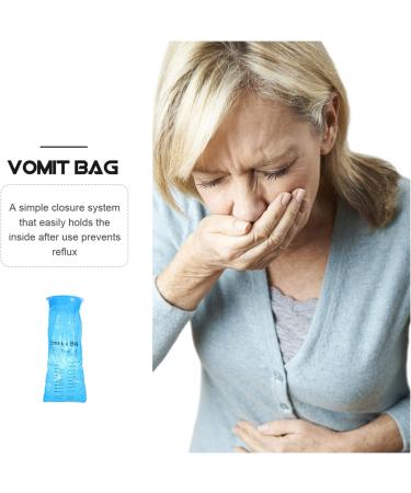 SUPVOX 25Pcs 1000ml Vomit Bags - Leak Resistant Portable Disposable Emesis Bags for Travel Motion Sickness - Car, Airplane, Taxi - Buy Online on SooperMarket.com