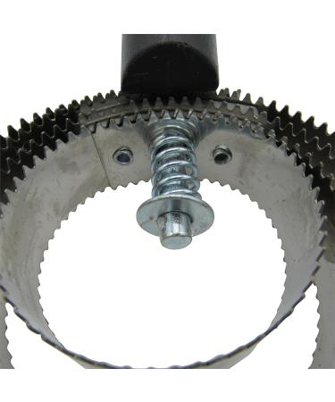 SecureFix Direct Spiral Curry Comb Horse (Brush Pets Equestrain Metal Grooming Shredding Black) - Buy Online on SooperMarket.com