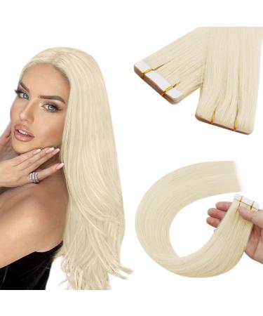 Youngsee injection tape extensions real hair female blond 45cm virgin hair tape in extensions female blond real hair extensions tape remy hair extensions real hair tape smooth 5pcs 12.5g #1000 45 cm 5 pcs virgin- #1000