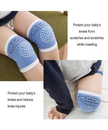 GVSAVY Soft Non-Slip Stretchy Knee Pads for Baby Crawling Safety - Pack of 5 Pairs - Buy Online on SooperMarket.com