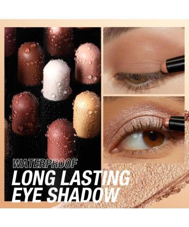 Ofanyia Eyeshadow Stick | Shimmer & Matte Eye Shadow Crayon | Long Lasting Waterproof Hypoallergenic Eye Brightener | Perfect Gift Set (16#) - Buy Online on SooperMarket.com