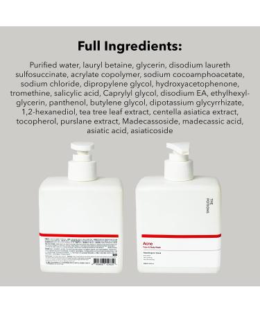 Buy The Potions Acne Face & Body Wash - Clear Skin Solution for All Skin Types | International Shipping Available - Buy Online on SooperMarket.com