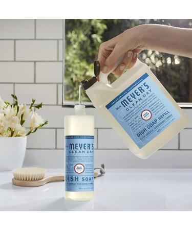 MRS. MEYER'S CLEAN DAY Liquid Dish Soap Refill - Biodegradable Rain Water 48 fl. oz - Eco-Friendly Dishwashing Solution - Buy Online on SooperMarket.com