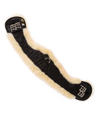 Merauno Sheepskin Dressage Girth Western Moon Girth Dressage-70cm 27.6" (70cm)
