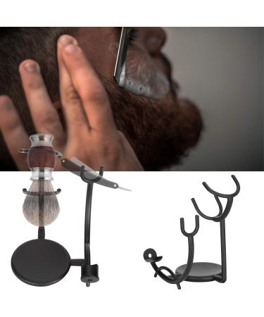 Professional Shaving Brush Holder & Stand - Universal Metal Safety Razor & Brush Holder for Men | Ideal for Face Care - Buy Online on SooperMarket.com