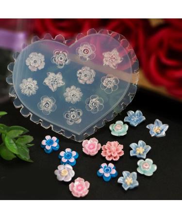 3D Nail Art Silicone Forms - Floral Butterfly Decorations & DIY Templates for Perfect Nail Art - Buy Online on SooperMarket.com