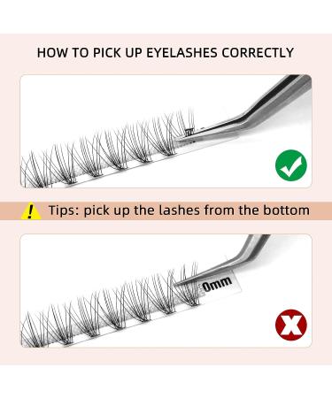 240 Pcs 10D C Curl 0.10mm DIY Eyelash Extension Cluster Lashes Kit 8-14mm - Professional Reusable Makeup Mini Extensions for Home Use - Buy Online on SooperMarket.com