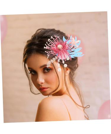 Gogogmee Flower Hairpin Flower Hairclip Sea Star Hair Pins Plumeria Flower Hair Clips Mermaid Hair Clips for Beach Hair Clip Hair Accessories for Cute Hair Accessories Fabric - Buy Online on SooperMarket.com