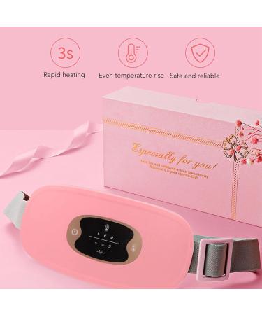 Menstruation Heating Pillows | Fast Heating Adjustable Vibration Massage Waist Belt for Women & Girls - Buy Online on SooperMarket.com