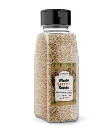 Whole Sesame Seeds by Unpretentious Baker (4 Cups), Unhulled, Raw, and Always Pure