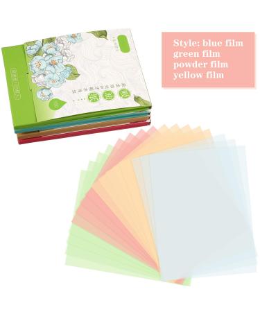 400 Sheets Oil Absorbing Tissues - Soft Blotting Paper for Oily Skin and Travel - 4 Colors (Pink, Brown, Blue, Green) - Buy Online on SooperMarket.com