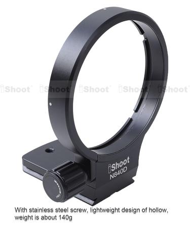 iShoot Lens Support Collar for Nikon AF 80-400mm & 300mm - Quick Release Plate Included - Buy Online on SooperMarket.com