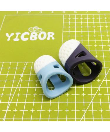 YICBOR Household Sewing DIY Tools Thimble Finger Protector Quilting Craft Accessories Comfortable Non-Slip FT0821 Thimble Finger (FT-0821-SET)