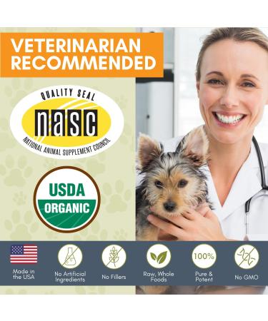 Wholistic Pet Organics Feline Complete - Organic Cat Multivitamins Powder for Immune Support & Antioxidants | Pumpkin Flavor - 4 oz - Buy Online on SooperMarket.com