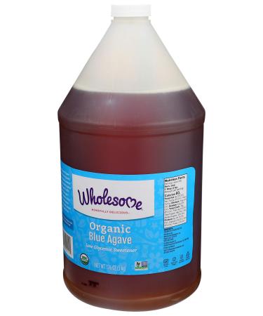 Wholesome Sweeteners Organic Blue Agave, 176oz , 1 Case 1-Gallon