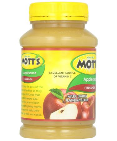 Motts Inc Apple Sauce Cinnamon 24 oz - Delicious and Healthy Snack - Buy Online on SooperMarket.com