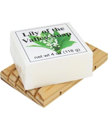 Lily Of The Valley Glycerin Soap by Eclectic Lady - 4 oz Bar | Buy Internationally - Buy Online on SooperMarket.com