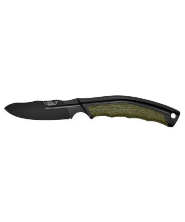 Camillus 19286 BT-8.5 Hunting knife including ballistic nylon sheath 8.9 cm carbonitride Titanium Aus-8 steel blade GfN/TPE handle black/green 21.6 cm