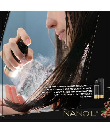 Argan Oil Nanoil Hair Conditioner 125ml | Two-Phase Protection & Smoothness | Strengthens Weakened Hair - Intensive Care - Buy Online on SooperMarket.com