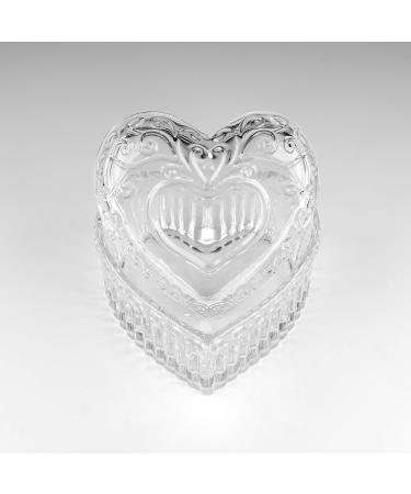 JND Professional Acrylic Liquid Monomer Dappen Dish & Lid - Glass Crystal Nail Art Powder Cup (Filigree Heart) - International Shipping Available - Buy Online on SooperMarket.com