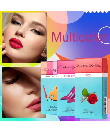 40 PCS Lipstick Tattoo Cotton Swabs & Multicolor Lip Tint Set - Long-Lasting & Waterproof Lip Stain Collection - Buy Online on SooperMarket.com