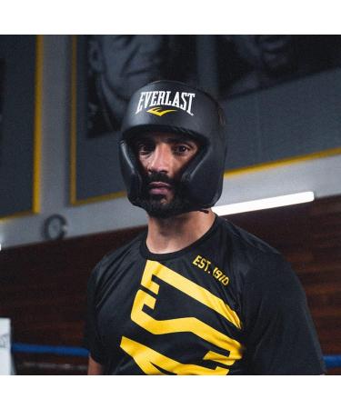 Everlast Everfresh Head Gear Black - Ultimate Protection for Boxing and MMA - Buy Online on SooperMarket.com