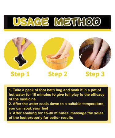Herbal Detox Foot Soak Beads for Body Cleansing - 15 Pcs (3 Boxes) for Men and Women - Buy Online on SooperMarket.com